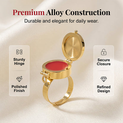 ⏳LAST DAY SALE 50% OFF⚡2026 Hot Item⏰Lip Balm Ring for Finger💄💍