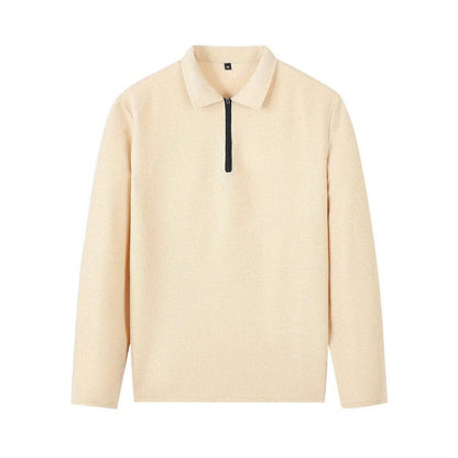 👔 LIMITED-TIME 50% OFF! ✨ Men's Sweatshirt & Pants Set – Waffle Knit, Quarter-Zip, Relaxed Fit, Loungewear ✨