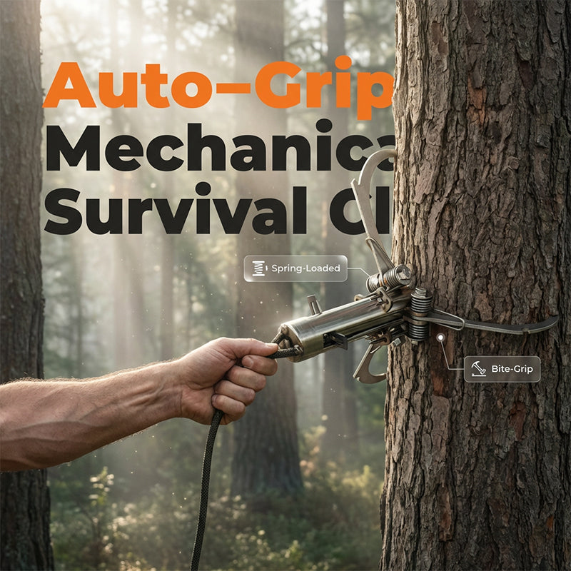 ⚓ Stainless Steel Folding Grappling Hook | Ultra-Compact Collapsible Anchor for Rescue, Climbing & Off-Road Recovery