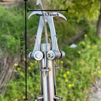 ⚓ Stainless Steel Folding Grappling Hook | Ultra-Compact Collapsible Anchor for Rescue, Climbing & Off-Road Recovery
