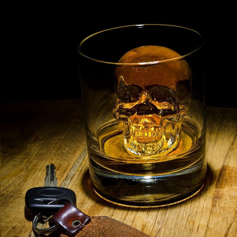 🧊 BUY 1 GET 1 FREE!  💀DIY Silicone Skull Ice Cube Tray – Giant Slow-Melt Skull for Whiskey & Cocktails – Food-Grade & Multi-Use Mold 🥃