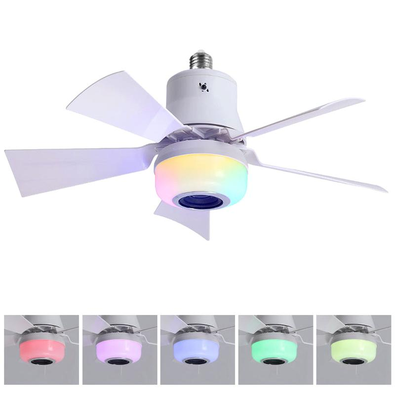 Smart Ceiling Fan with Light, RGB & Bluetooth Speaker