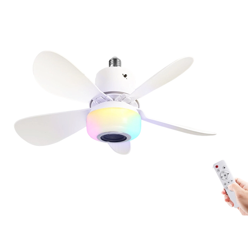 Smart Ceiling Fan with Light, RGB & Bluetooth Speaker
