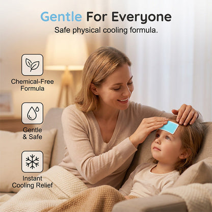 Gentle Skin-Friendly Instant Cooling Relief Patches