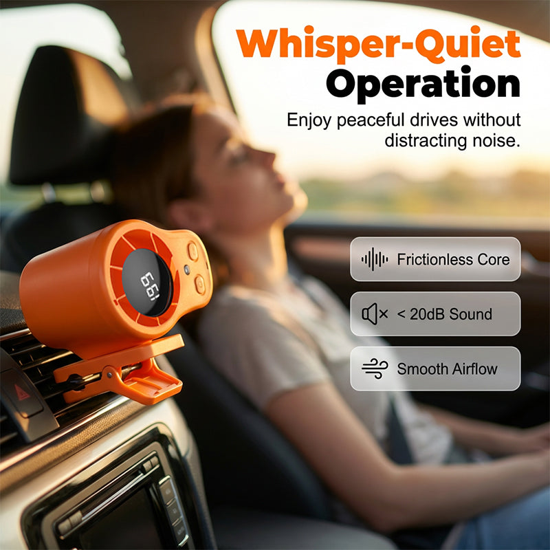 🏆 Last Day Special Price £10.99 ! ⏰Hands-Free Personal Cooling Fan with LED Display