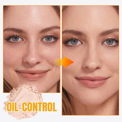 🏆 Last Day Special Price £9.77 ! 🔥Buy 2 Get 1 Free🎁Lightweight Oil-Control Waterproof Sun-protection Setting Powder