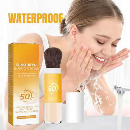 🏆 Last Day Special Price £9.77 ! 🔥Buy 2 Get 1 Free🎁Lightweight Oil-Control Waterproof Sun-protection Setting Powder