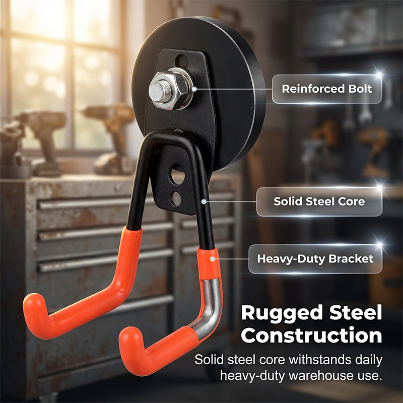 📢📢50% OFF !! ⏰ Heavy-Duty Magnetic Double-Claw Hook