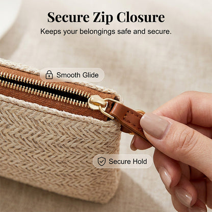 ⏳Limited-time 50% off⏰Women's Woven Straw Shoulder Clutch Bag👜