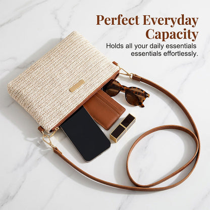 ⏳Limited-time 50% off⏰Women's Woven Straw Shoulder Clutch Bag👜