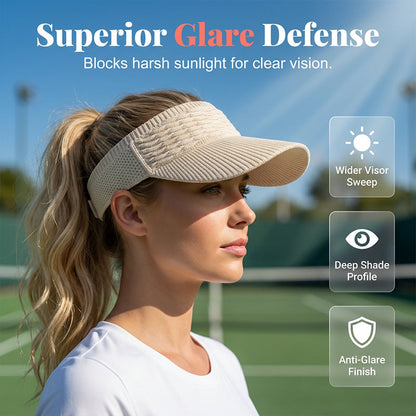 Limited-time special offer: Buy 1 get 1 free!🚩Women's Breathable Knit Sun Visor Hat