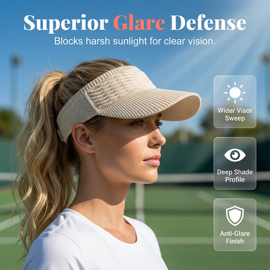 Limited-time special offer: Buy 1 get 1 free!🚩Women's Breathable Knit Sun Visor Hat