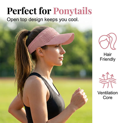 Limited-time special offer: Buy 1 get 1 free!🚩Women's Breathable Knit Sun Visor Hat