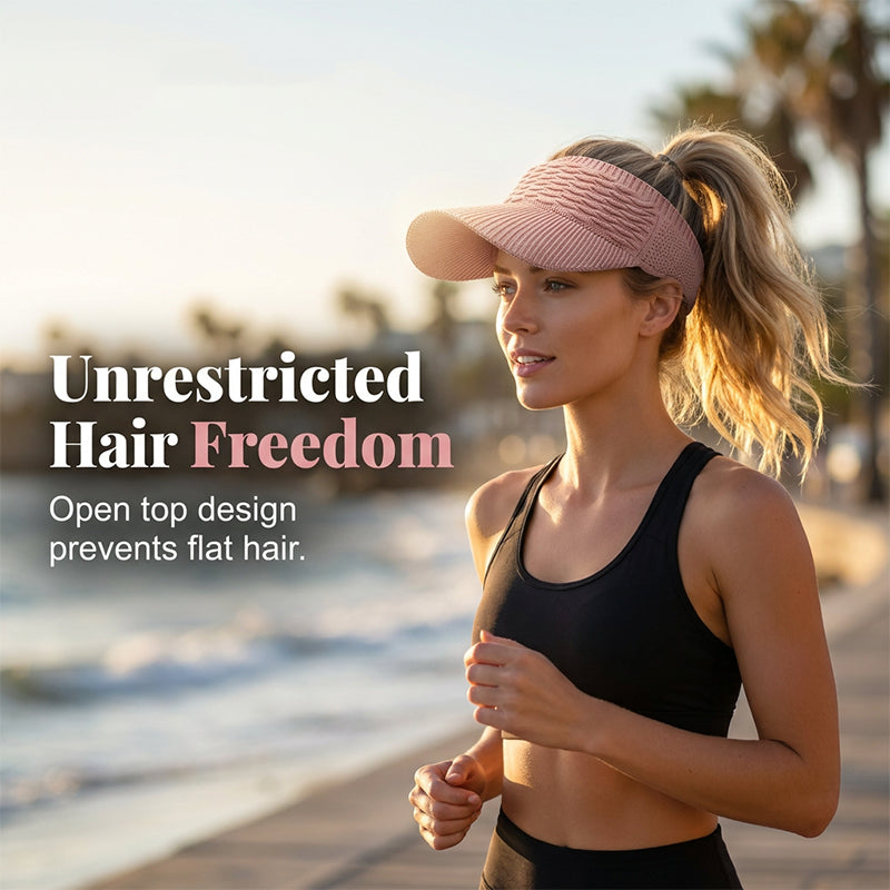Limited-time special offer: Buy 1 get 1 free!🚩Women's Breathable Knit Sun Visor Hat