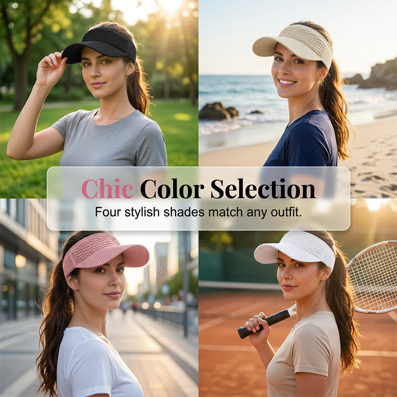 Limited-time special offer: Buy 1 get 1 free!🚩Women's Breathable Knit Sun Visor Hat
