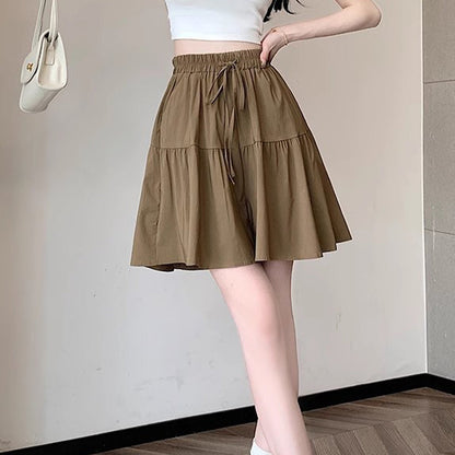 📢📢50% OFF!! 🤩Women High Waist Skirt Pants Wide Leg Ruffle Culottes