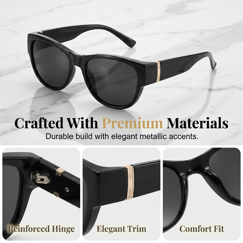 📢📢50% OFF !! ⏰Women's Large Frame Fit-Over Sunglasses