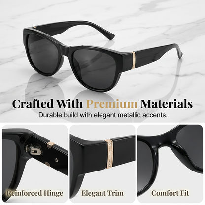 📢📢50% OFF !! ⏰Women's Large Frame Fit-Over Sunglasses