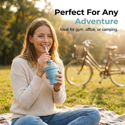 🏆LAST DAY SALE: ONLY ￡7.99!!🎁✨2-in-1 Collapsible Ice Ball Maker Cup