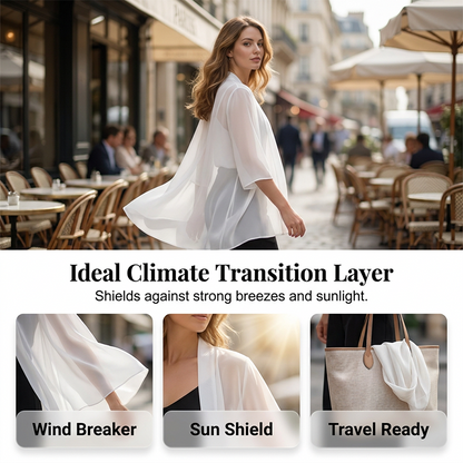 ✨ 57% OFF! Women’s Lightweight chiffon cardigan – Lightweight, Breezy & Perfect for Layering