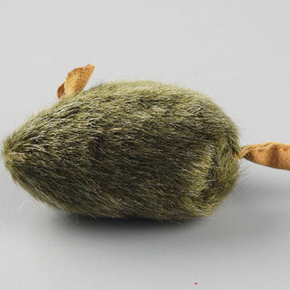 📢📢50% OFF !! ⏰Plush Simulation Mouse Toy with Sound for Cats