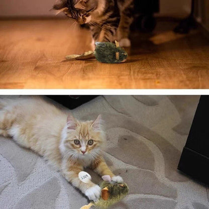 📢📢50% OFF !! ⏰Plush Simulation Mouse Toy with Sound for Cats