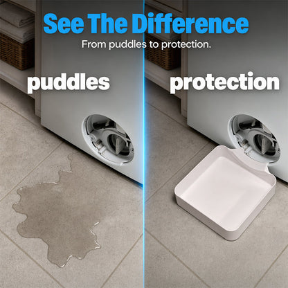 Keep your laundry area clean and dry with this universal drain pan! 🌊🧺 Say goodbye to spills and hello to peace of mind! 💪✨