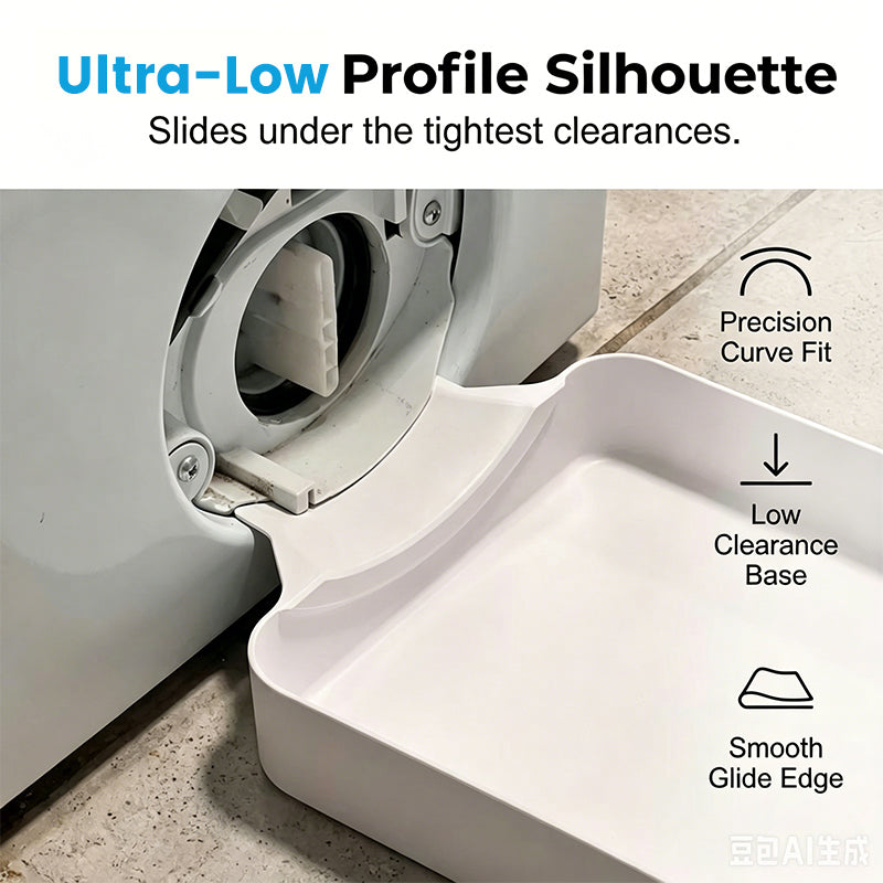 Keep your laundry area clean and dry with this universal drain pan! 🌊🧺 Say goodbye to spills and hello to peace of mind! 💪✨