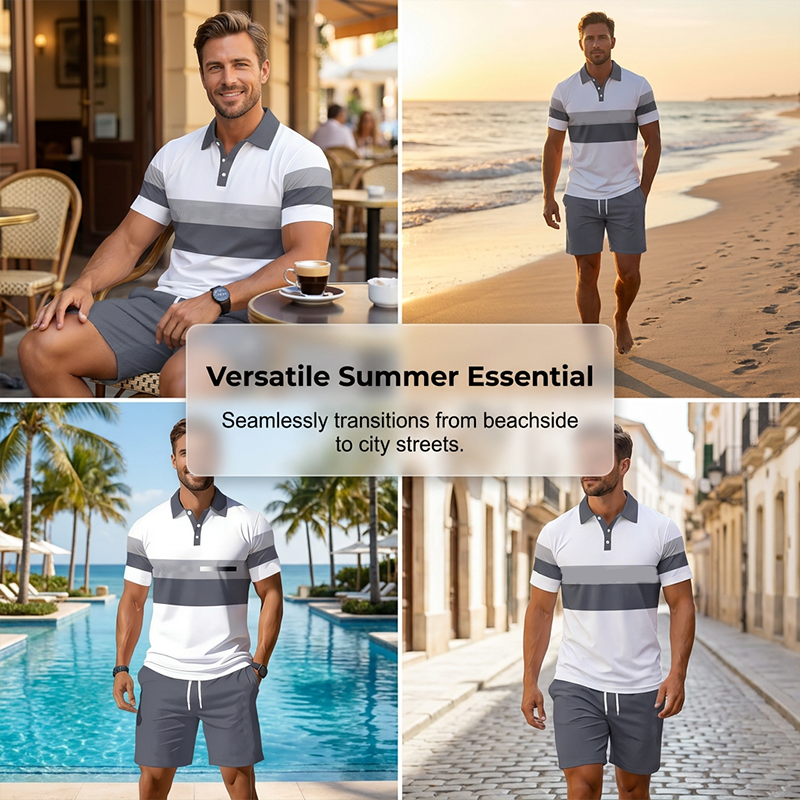 Upgrade your summer wardrobe with this stylish two-piece set! ☀️ Perfect for any occasion, because looking good has never been so easy! 💥