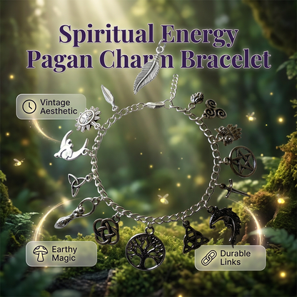 🌙✨ LIMITED-TIME 58% OFF! Vintage  Charm Bracelet for Women – Antique Silver Finish, Tree of Life, Celtic Knot & Moon Charms 🔮
