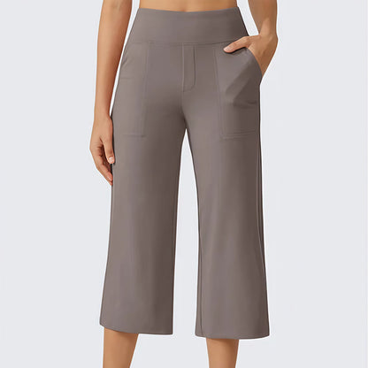🏆LAST DAY SPECIAL PRICE ￡11.99⚡50K+ SOLD💕👖Women's High-Waisted Stretch Cropped Pants💫Elastic Slim Fit Ankle Trousers Casual Daily Commute Holiday Outfit UK🇬🇧