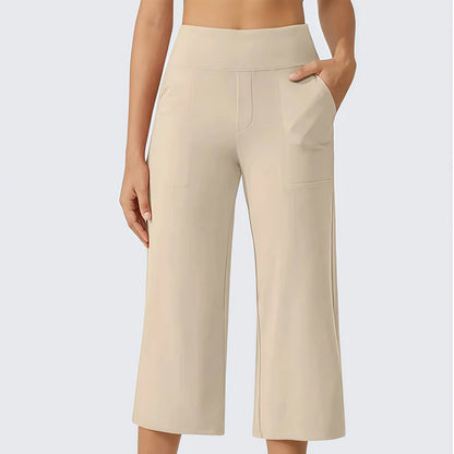 🏆LAST DAY SPECIAL PRICE ￡11.99⚡50K+ SOLD💕👖Women's High-Waisted Stretch Cropped Pants💫Elastic Slim Fit Ankle Trousers Casual Daily Commute Holiday Outfit UK🇬🇧