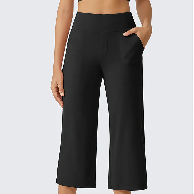 🏆LAST DAY SPECIAL PRICE ￡11.99⚡50K+ SOLD💕👖Women's High-Waisted Stretch Cropped Pants💫Elastic Slim Fit Ankle Trousers Casual Daily Commute Holiday Outfit UK🇬🇧