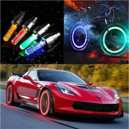 Heads & Stai al sicuro: luci per pneumatici a LED resistenti alle intemperie con batteria a lunga durata. Consegna gratuita nel Regno Unito