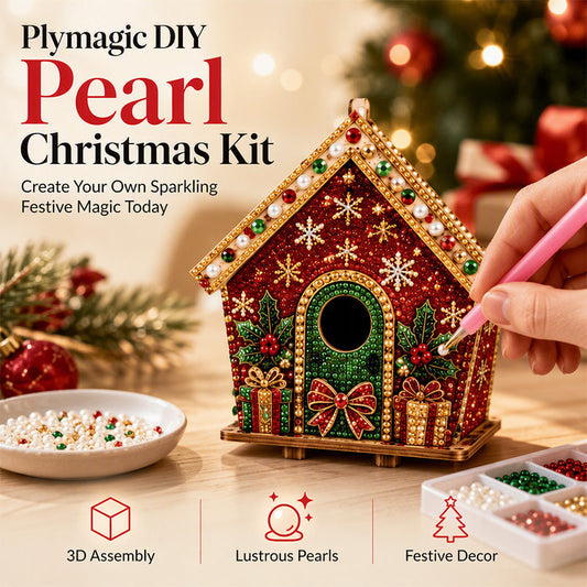 🎄Wyprzedaż przedświąteczna – 50% zniżki🎁Zestaw do samodzielnego wykonania perłowych ozdób świątecznych 3D