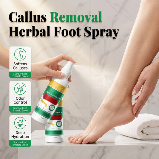 🥳2026 HOT SALE🥳💞50K+ SOLD! 🦶✨ BUY 1 GET 1 FREE! Herbal Foot Care Spray – softens tough calluses, smooths cracked heels. Natural botanical extracts nourish & restore – silky soft feet in days, no salon needed! 🌿💚