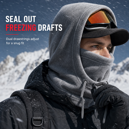 3-in-1 Winter Balaclava – windproof fleece covers head, neck, face & ears.🛡️💪