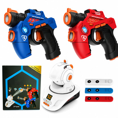 Black Friday Bestsellers 2026 🖤Kids Infrared Laser Battle Toy Gun Set with 2 Mini Pistols and 1 Projector featuring Sound and Light